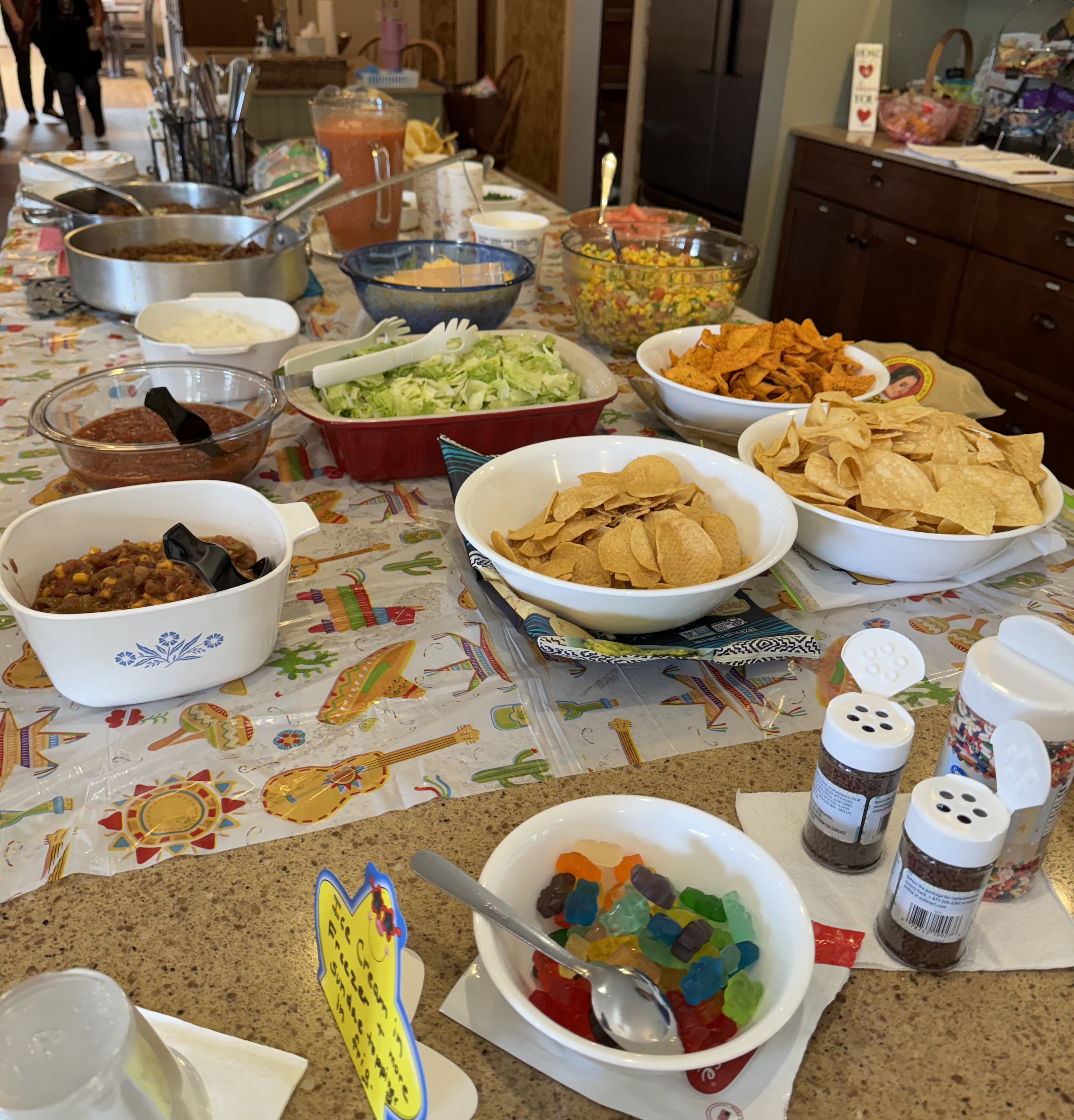 Table of prepared food